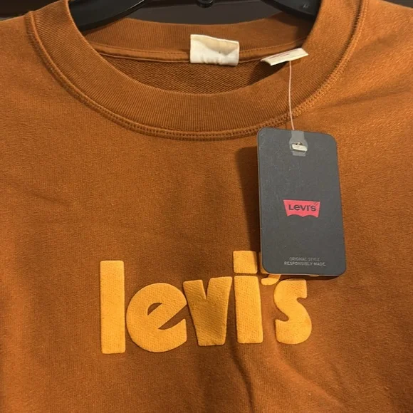 NWT Levi’s Graphic Standard Crewneck Sweatshirt Pullover - Picture 9 of 11